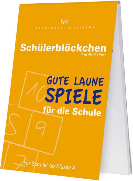 Cover von Schülerblöckchen Gute Laune Spiele für die Schule
