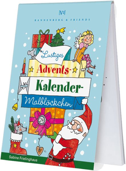 Cover von Lustiges Adventskalender Malblöckchen