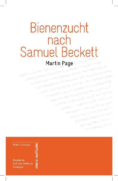 Cover von Bienenzucht nach Samuel Beckett