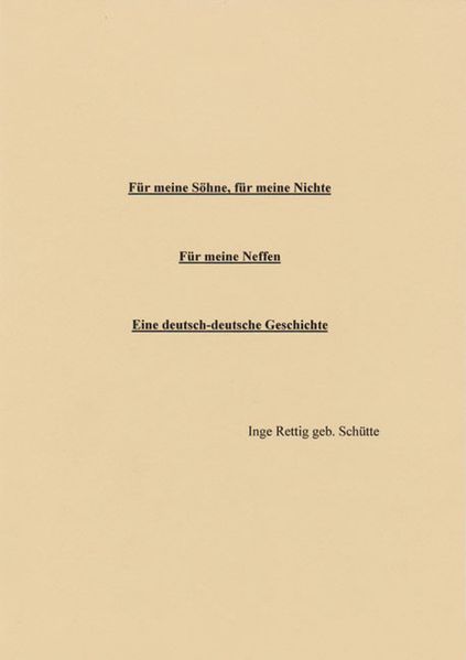 Cover von Eine deutsch-deutsche Geschichte
