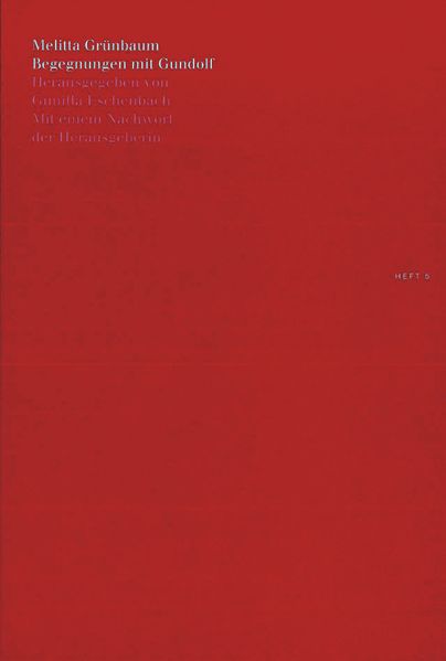 Cover von Begegnungen mit Gundolf