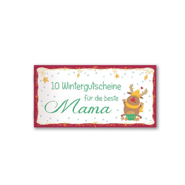 Cover von 10 Wintergutscheine für die beste Mama