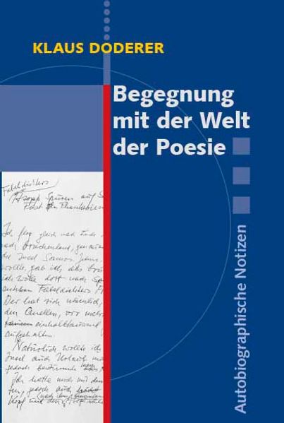 Cover von Begegnung mit der Welt der Poesie