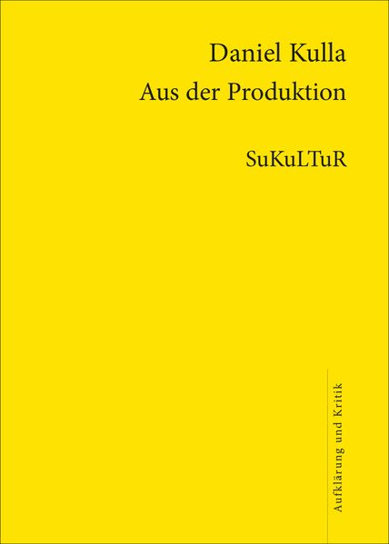 Cover von Aus der Produktion