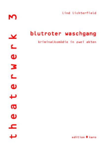 Cover von blutroter waschgang