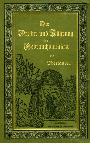 Cover von Die Dressur und Führung des Gebrauchshundes