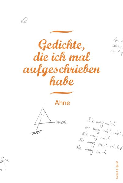 Cover von Gedichte, die ich mal aufgeschrieben habe