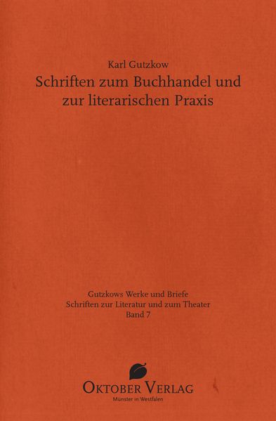 Cover von Schriften zum Buchhandel und zur literarischen Praxis