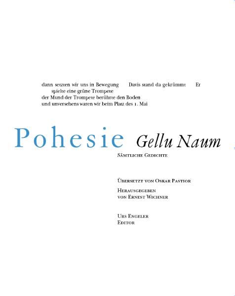 Cover von Pohesie