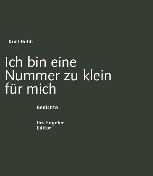 Cover von Ich bin eine Nummer zu klein für mich