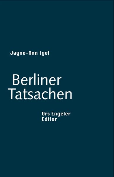 Cover von Berliner Tatsachen