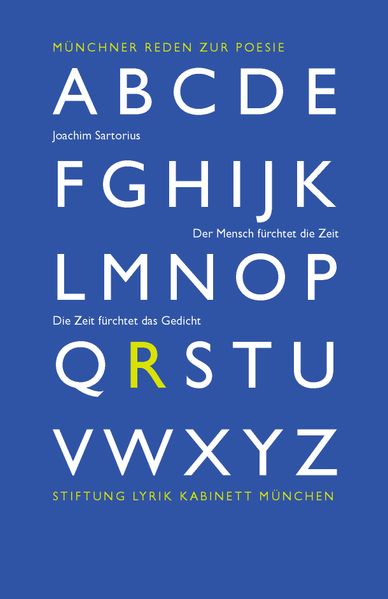 Cover von Der Mensch fürchtet die Zeit. Die Zeit fürchtet das Gedicht