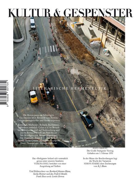 Cover von Kultur & Gespenster / Literarische Hermeneutik