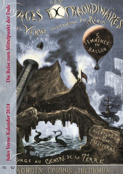 Cover von Jules Verne-Kalender 2024