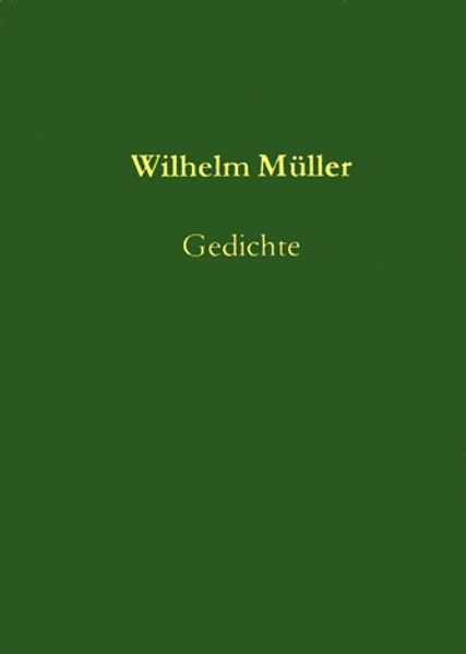 Cover von Wilhelm Müller – Gedichte