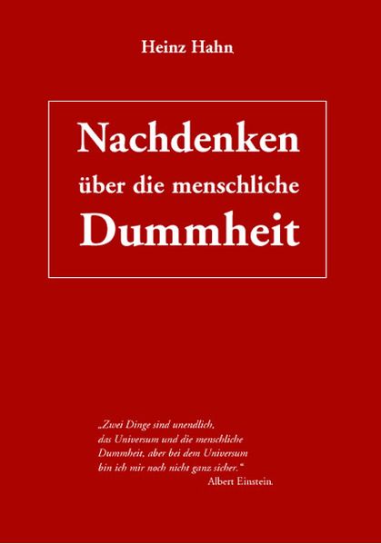 Cover von Nachdenken über die menschliche Dummheit