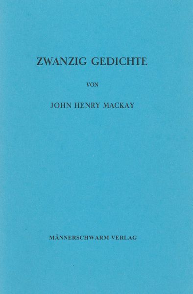 Cover von Zwanzig Gedichte