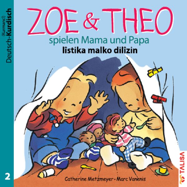 Cover von ZOE & THEO spielen Mama und Papa (D-Kurdisch)
