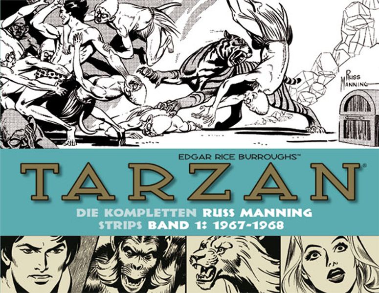 Cover von Tarzan: Die kompletten Russ Manning Strips / Band 1 1967 – 1968