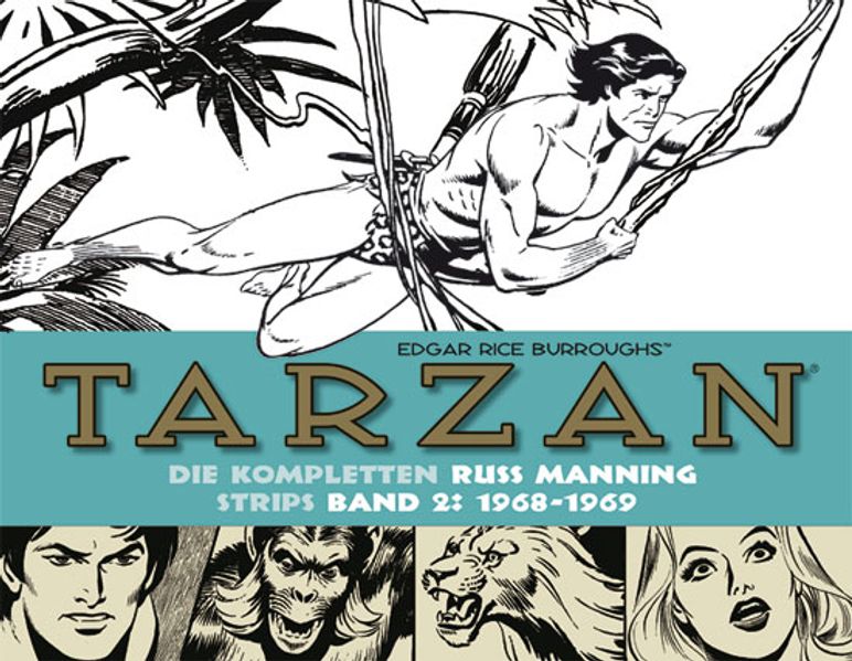 Cover von Tarzan: Die kompletten Russ Manning Strips / Band 2 1968 – 1969