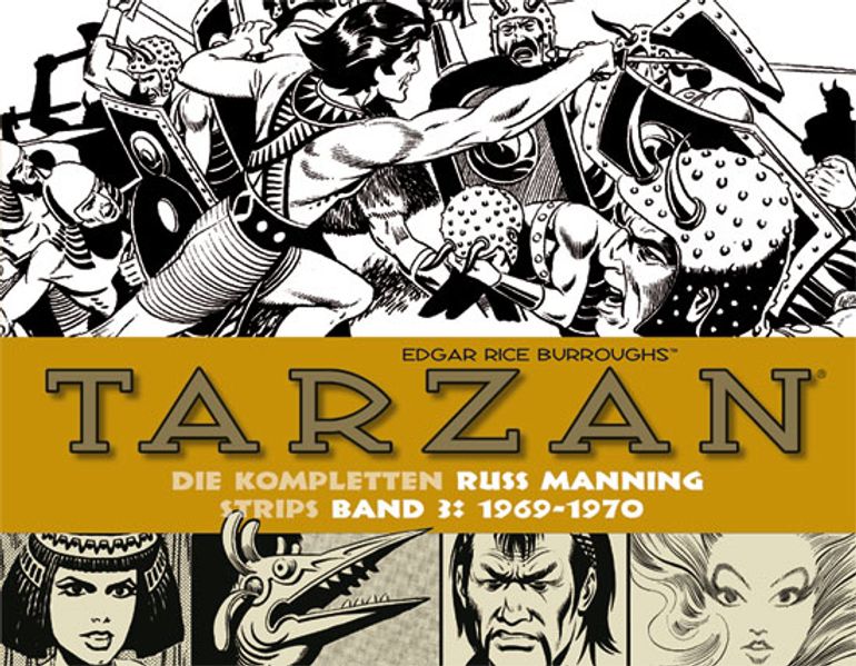 Cover von Tarzan: Die kompletten Russ Manning Strips / Band 3 1969 – 1970