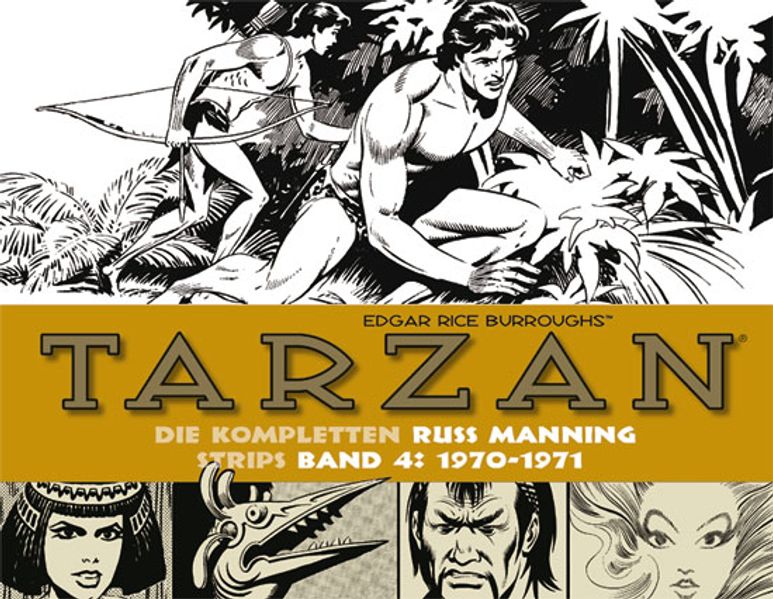 Cover von Tarzan: Die kompletten Russ Manning Strips / Band 4 1970 – 1971