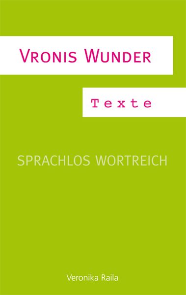 Cover von Vronis Wunder