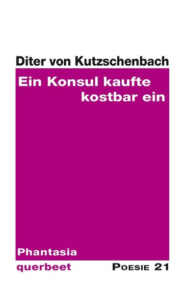 Cover von Ein Konsul kaufte kostbar ein