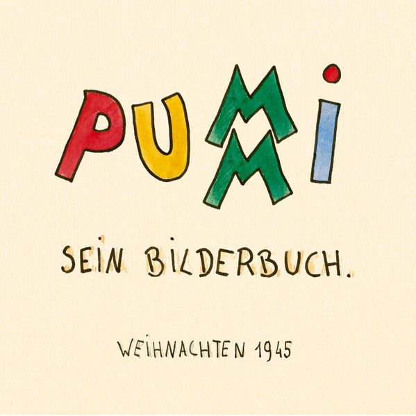 Cover von PUMMI. Sein Bilderbuch Weihnachten 1945