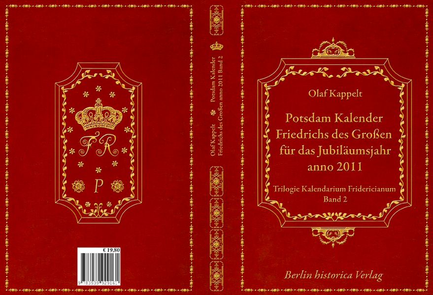 Cover von Reise Kalender Friedrichs des Großen