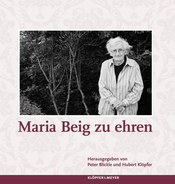 Cover von Maria Beig zu ehren