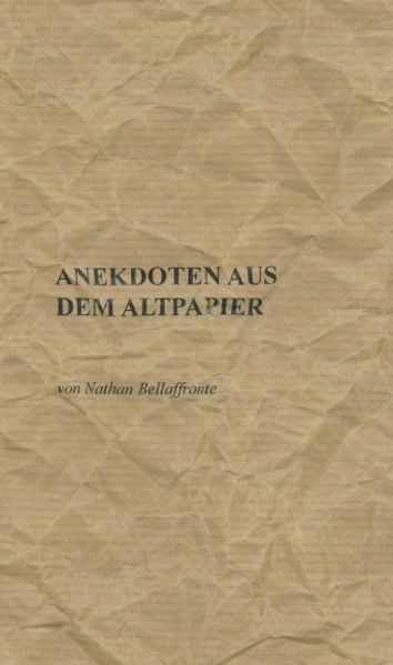 Cover von Anekdoten aus dem Altpapier