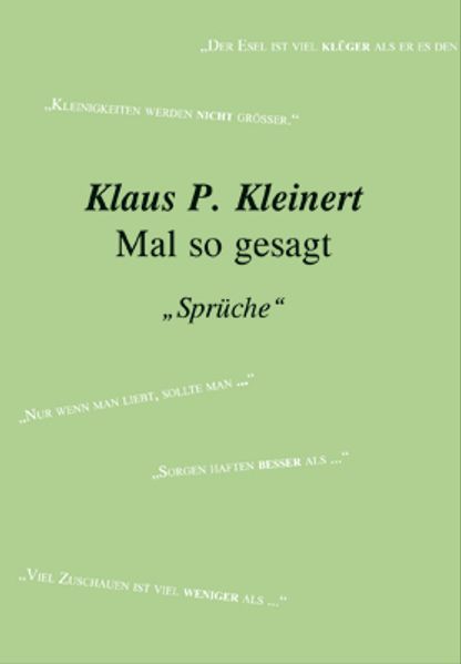 Cover von Mal so gesagt