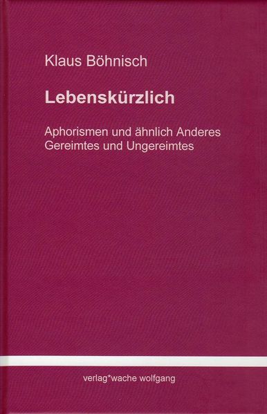Cover von Lebenskürzlich