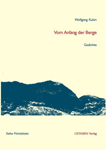 Cover von Vom Anfang der Berge