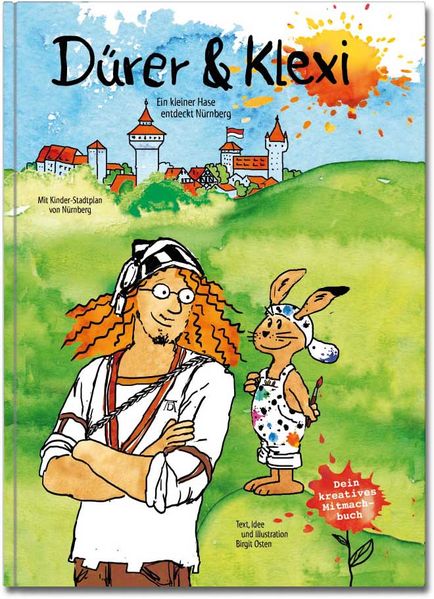 Cover von Dürer & Klexi – ein kleiner Hase entdeckt Nürnberg