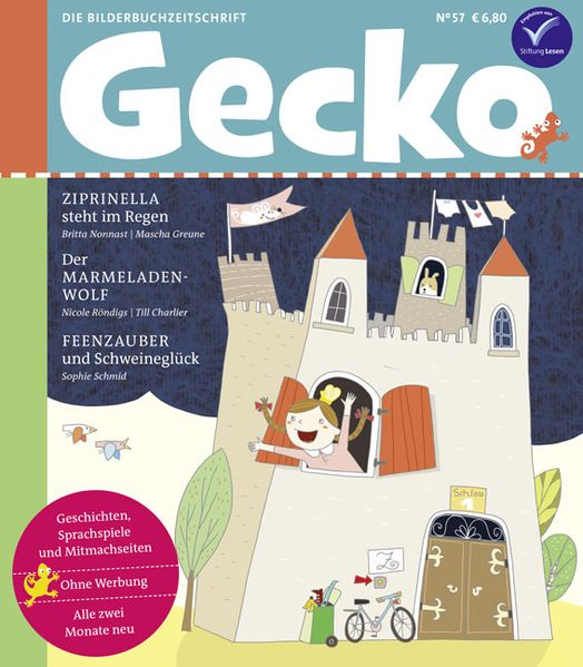 Cover von Gecko Kinderzeitschrift Nr. 57