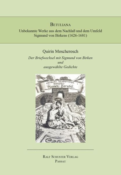 Cover von Der Briefwechsel mit Sigmund von Birken und ausgewählte Gedichte