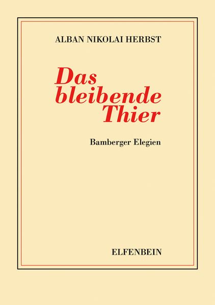 Cover von Das bleibende Thier