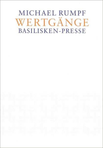 Cover von Wertgänge