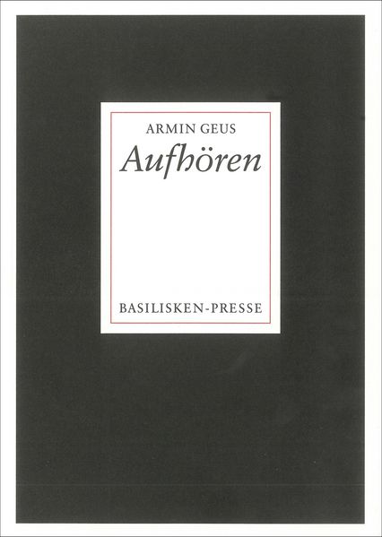Cover von Aufhören