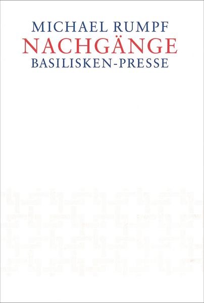 Cover von Nachgänge