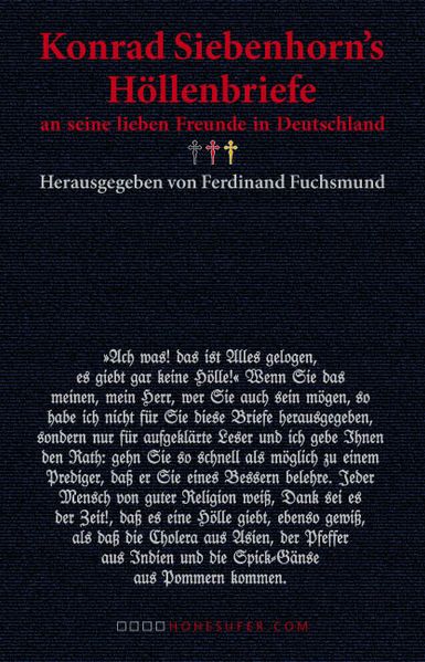Cover von Konrad Siebenhorn’s Höllenriefe an seine lieben Freunde in Deutschland