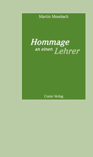 Cover von Hommage an einen Lehrer