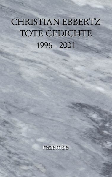 Cover von tote gedichte