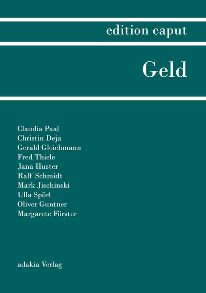 Cover von edition caput I Geld