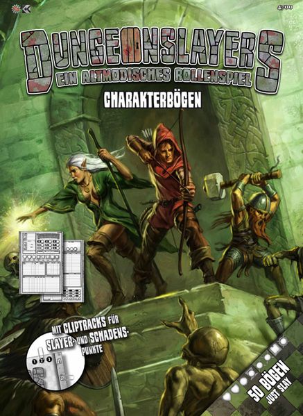 Cover von Dungeonslayers Charakterbögen-Block