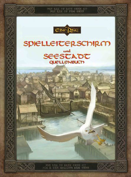 Cover von Der Eine Ring – Spielleiterschirm und Seestadt Quellenbuch
