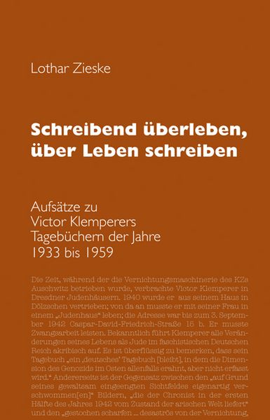 Cover von Schreibend überleben, über Leben schreiben