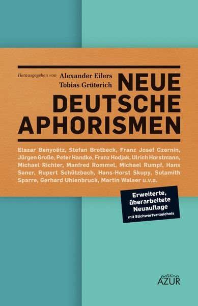 Cover von Neue deutsche Aphorismen